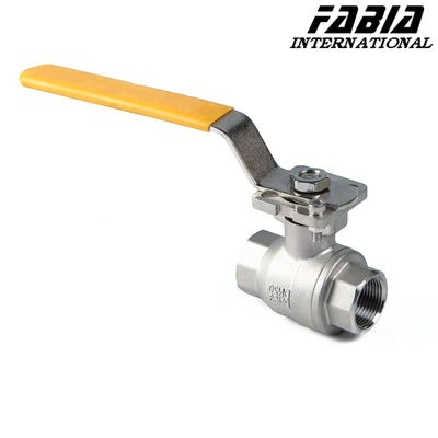 High Performance Manual Two Piece Stainless Steel Industrial Ball Valve