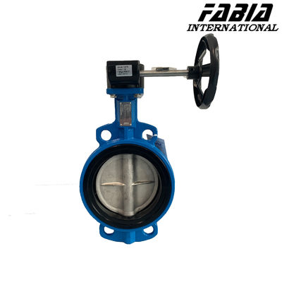 DN150 Industrial Butterfly Valve With EPDM Sealing Ring And Stainless Steel Plate