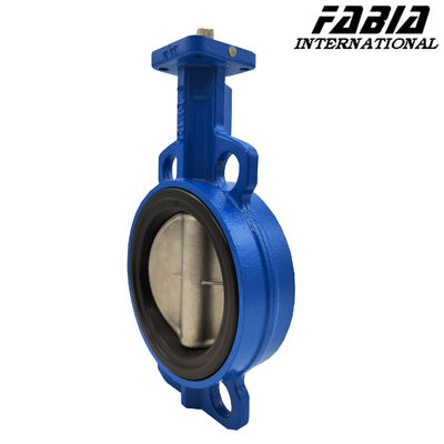 DN150 Industrial Butterfly Valve With EPDM Sealing Ring And Stainless Steel Plate