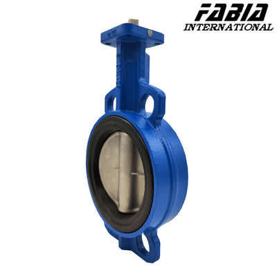 DN125 Carbon Steel Butterfly Valve With EPDM Seal And Stainless Steel Plate For Ventilation