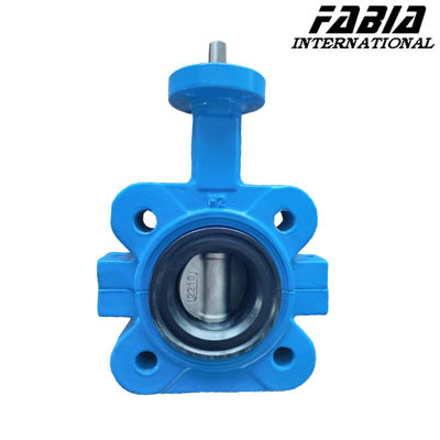 DN50 Industrial Butterfly Valve With Stainless Steel Plate For Corrosion Resistance